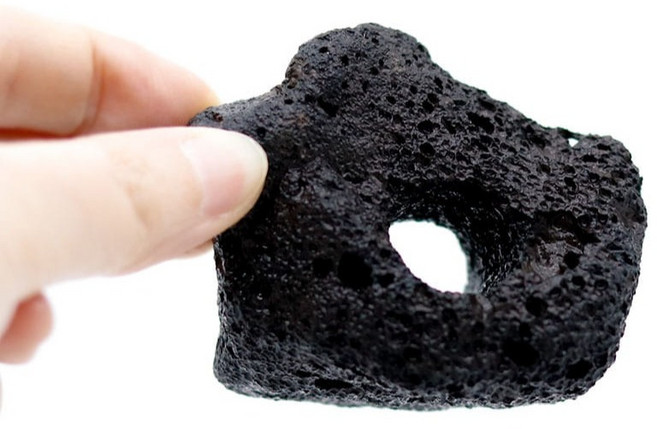 미미네아쿠아 수초 활착용 화산석 블랙 1구, 1개