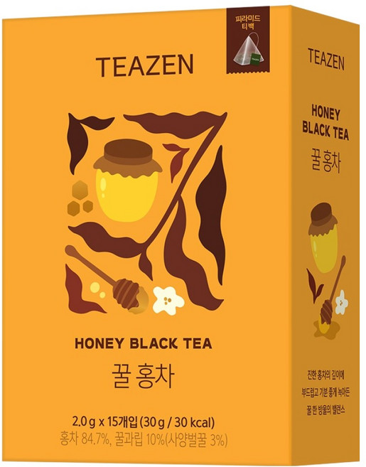 티젠 꿀 홍차 삼각티백, 2g, 15개입, 1개