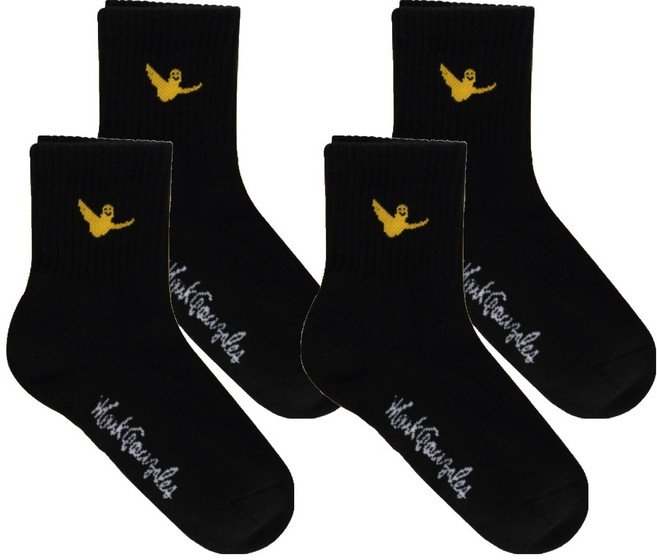 마크곤잘레스키즈 아동 푹신한 스포츠 중목양말 4족 세트 MK-11