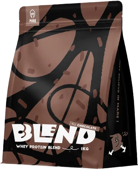 MARS 戰神 混合式巧克力風味高蛋白粉, 1kg, 1個