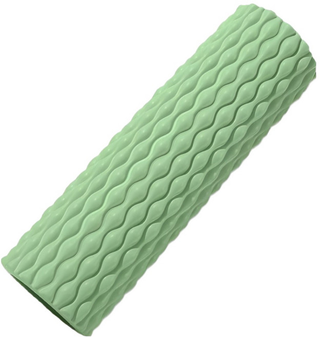 로이윙 EVA 웨이빙 돌기 하드 폼롤러, 애플, 1개