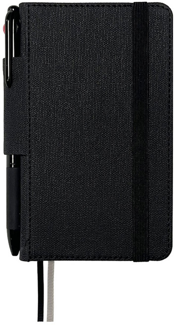 스탠다드온헤리티지 펜루프밴딩 양장수첩 S Mini Pocket 무지저널 96매 + 3색 볼펜, 블랙, 1세트