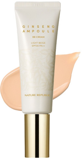 NATURE REPUBLIC 人參安瓶BB霜 SPF30 PA++, 01淺米色, 50ml, 1個