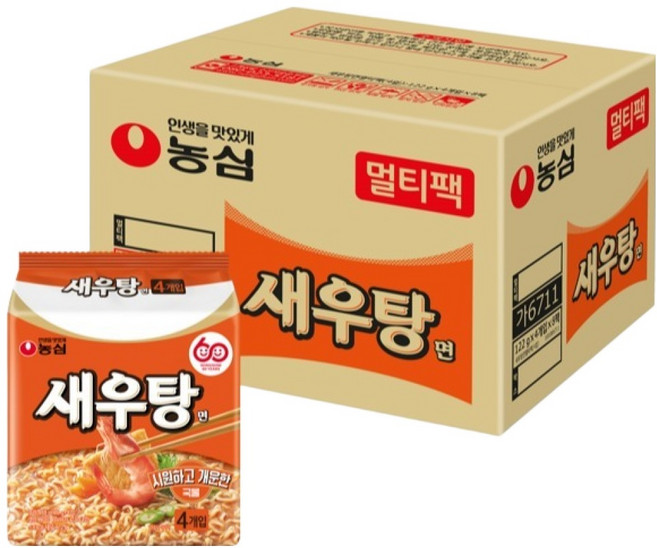 Spicy Shrimp 鮮蝦湯麵 122g, 32包