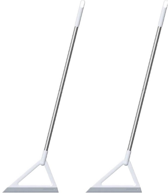 매직 클린 실리콘 빗자루, 화이트, 2개