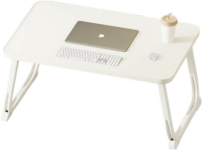 라이크스 좌식 접이식 베드 테이블, 화이트