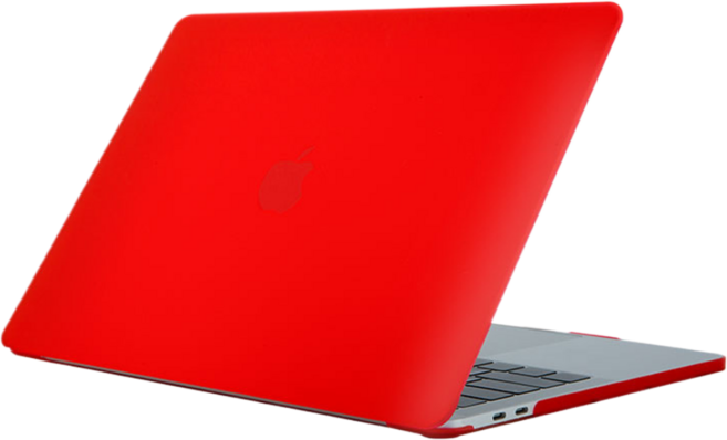 다온 13.3 Pro Touch Bar A1706 / A1708 시크한 맥북 케이스, 붉은색, 1개