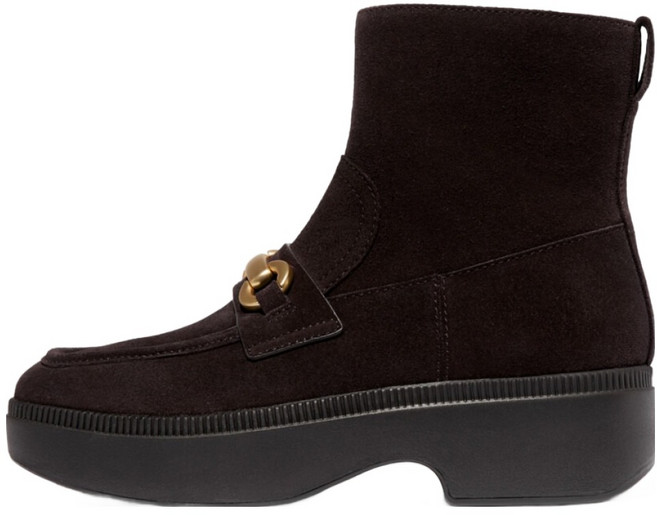 fitflop Efruma Chunky Snaffle 麂皮半楔型踝靴