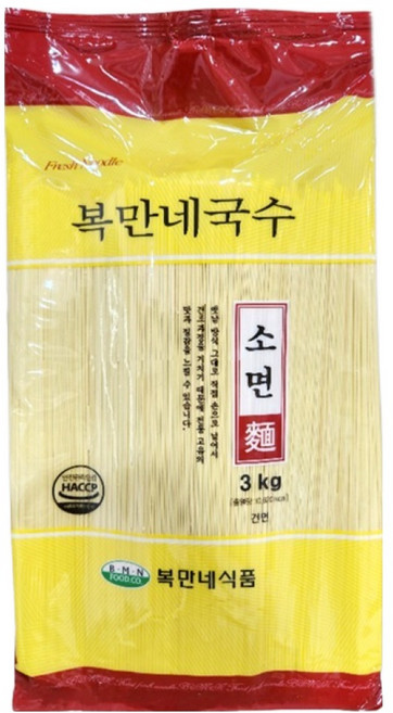 복만네 소면, 3kg, 1개