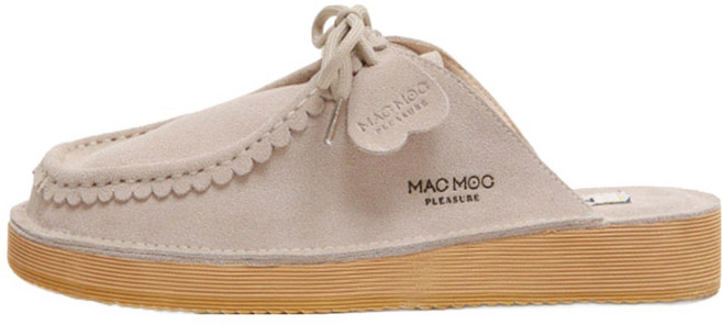 MAC MOC 女款 Roo 牛皮莫卡穆勒鞋, Roo 沙色, 230