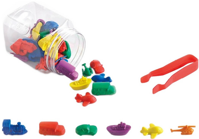 이디엑스에듀케이션 수세기 모형 첫놀이 36종 세트 수학 탈것, 1세트