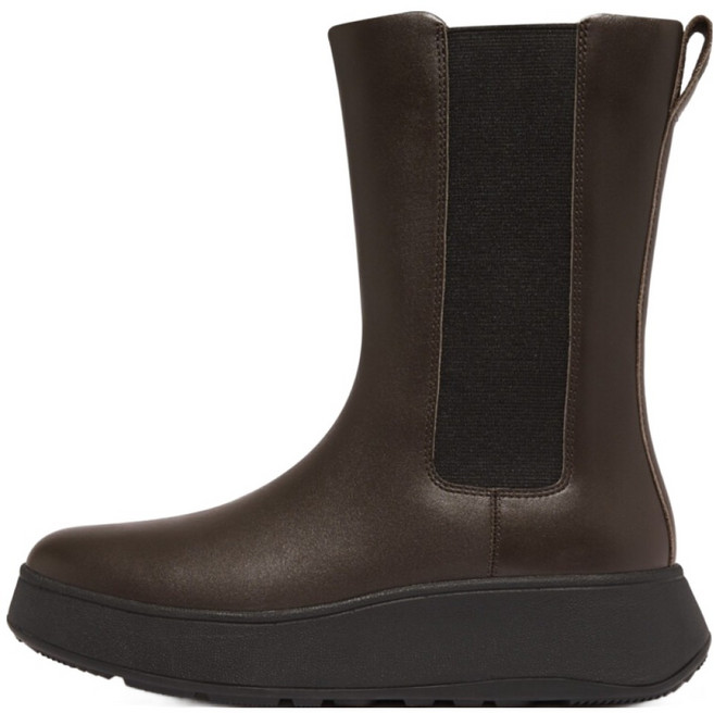 핏플랍 에프모드 레더 플랫폼 하이 첼시 부츠