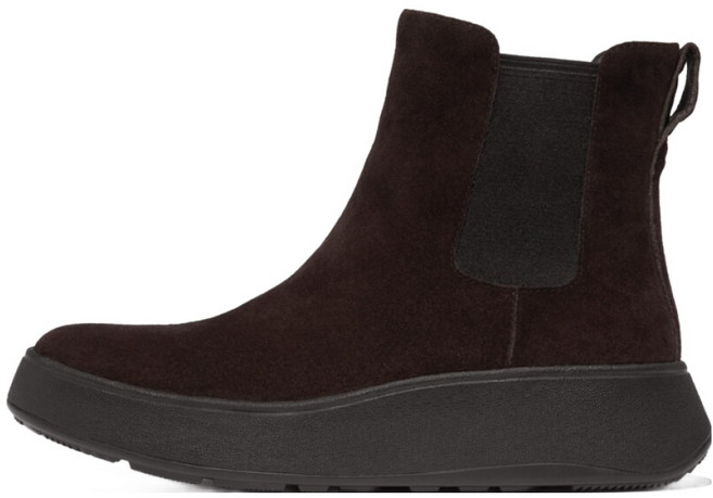 fitflop F-Mode 麂皮厚底切爾西靴