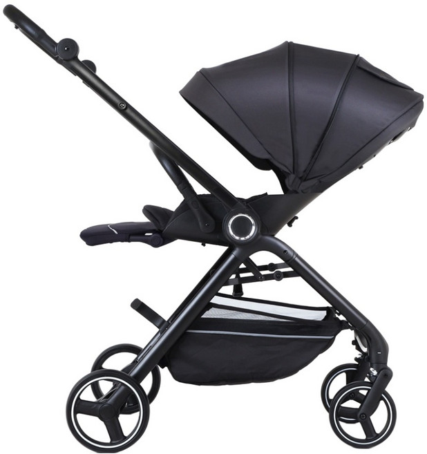 SOLGIL 에클라 절충형 양대면 유모차, 미드나잇 블랙