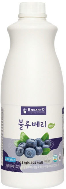 엔칸토 블루베리 음료베이스, 1개, 1.35L