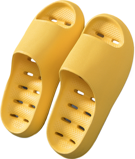 스마일에너지 실리콘 욕실화 D TYPE, 옐로우, 1개