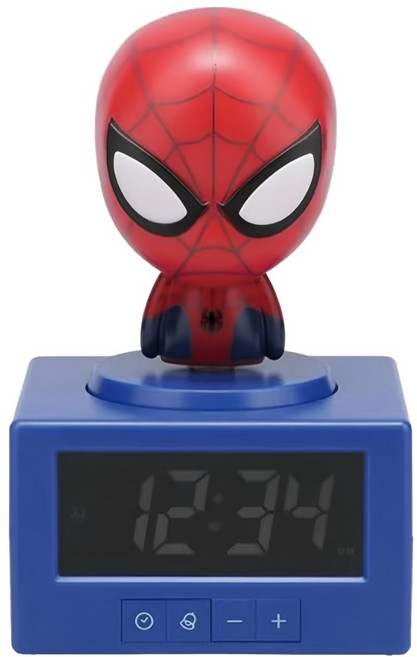 MARVEL 漫威 造型 Figure 3合1 鬧鐘小夜燈, 蜘蛛人