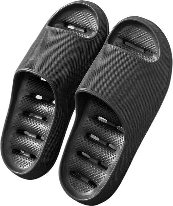 스마일에너지 실리콘 욕실화 D TYPE, 블랙, 1개