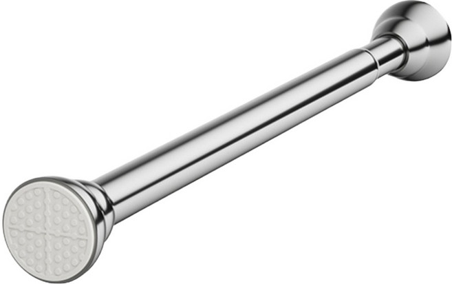 통큰창고 튼튼한 무타공 커튼봉, 스텐스틸02