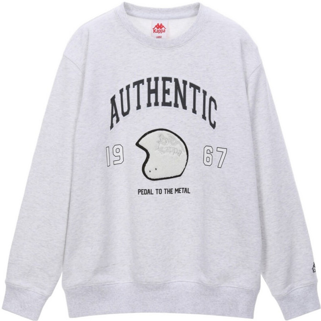 카파 남녀공용 PEDAL TO THE METAL 그래픽 스웨트셔츠 P224DUFSA02