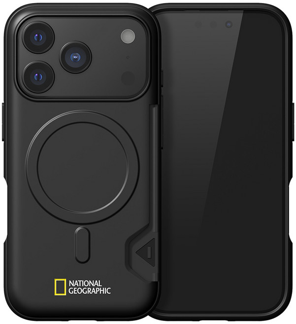 스킨플레이어 내셔널지오그래픽 맥세이프 카드 포켓 범퍼 휴대폰 케이스