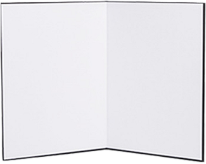 베네블 휴대용 사진 조명 보조광 반사판 A3 2칸, 1개, 실버화이트