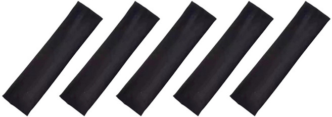 구띵스 땀 흡수 스포츠 헤어밴드, 블랙, 5개