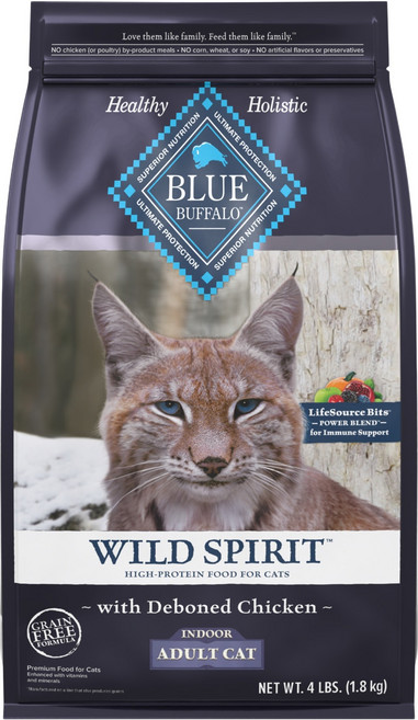 블루버팔로 인도어 어덜트 캣 건식사료, 닭, 1.8kg, 1개
