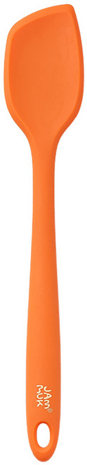 잼먹 실리콘 이유식 스파츌라, 오렌지, 1개