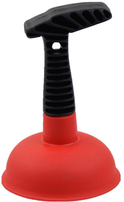 그린리빙 배수구 싱크대 미니 뚫어뻥, 레드