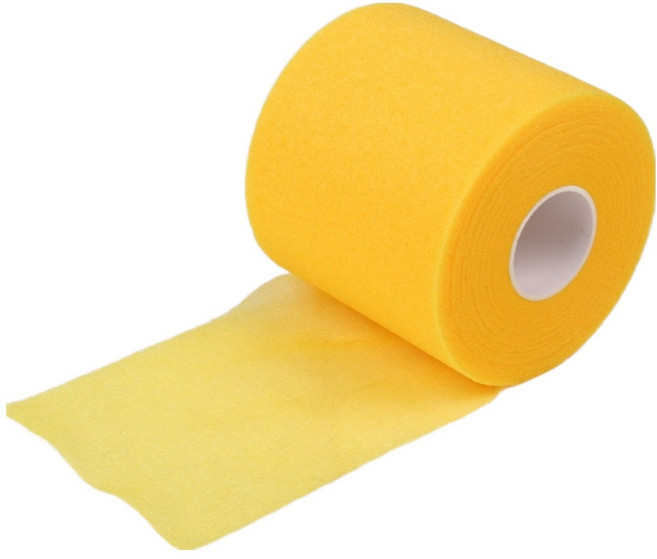 엠페니 스포츠 언더랩 테이핑 테이프 옐로우, 1개