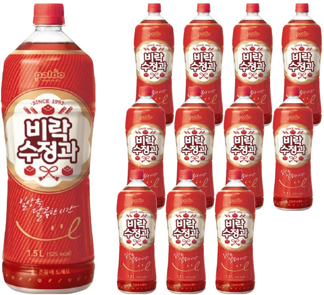 팔도 비락수정과, 1.5L, 12개