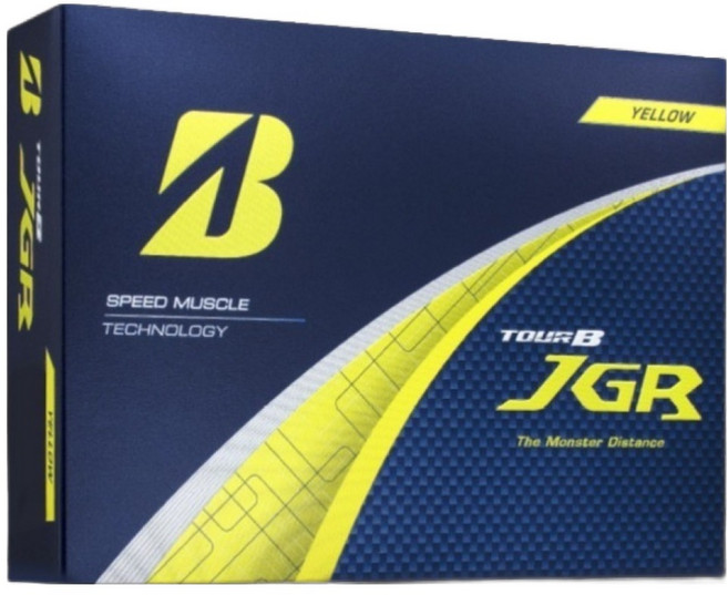브리지스톤골프 석교상사25년 신제품 골프공 3피스 TOUR B JGR, 옐로우, 4개, 3개입