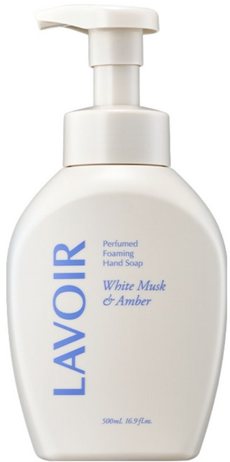 라브아 퍼퓸 포밍 핸드워시 화이트머스크 앤 앰버, 500ml, 1개
