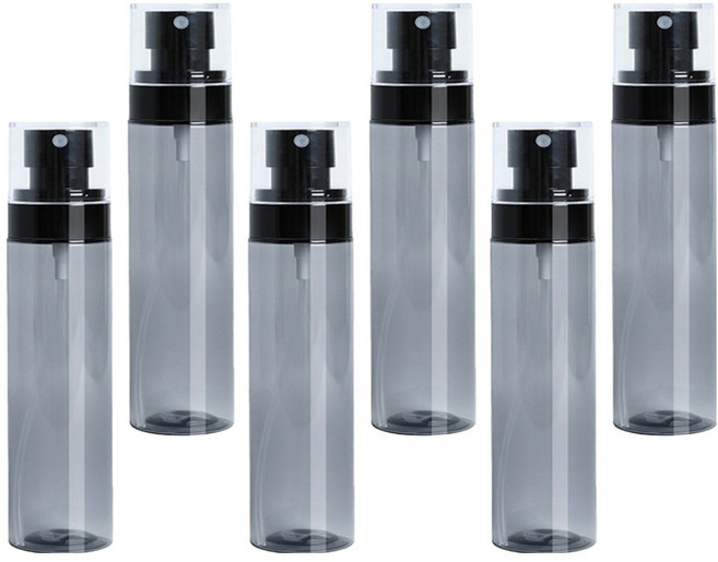 隨身噴霧瓶 100ml, 6個, 透黑