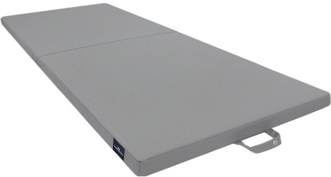 고무나라 접이식 요가 운동매트 와이드, 애쉬그레이, 1개