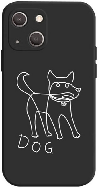 hottmall 小狗素描手機殼 MOA0582