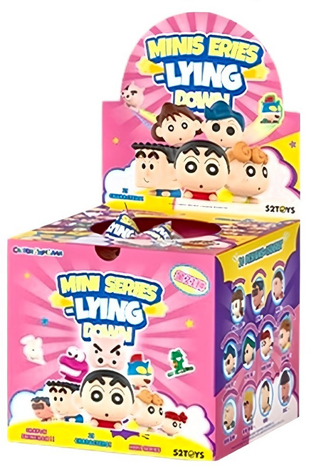 52TOYS MINI系列 蠟筆小新 STAR徽章 盲盒8件組, 1套