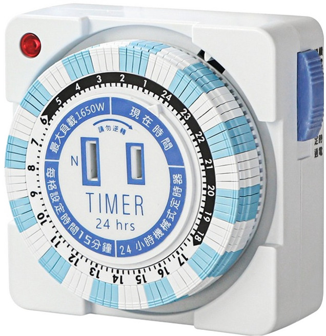 Kinyo 24小時多段安全定時器, TM25, 1個