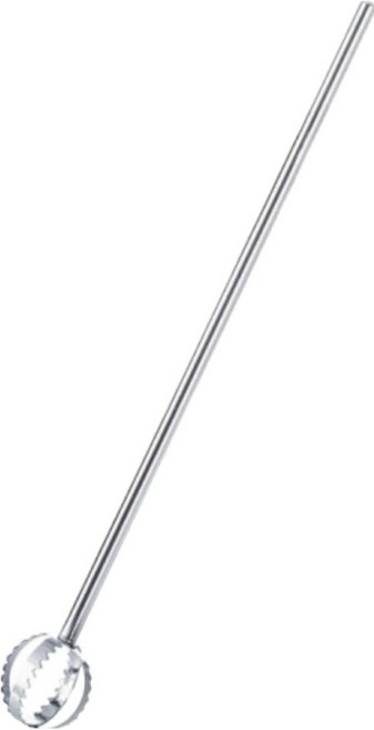 SHIMOYAMA 304不鏽鋼長柄攪拌棒/打蛋器/味噌計量器, 1個, 銀色