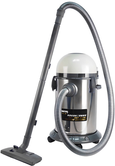 A+POWER 乾吸/濕吸/吹風三用 3合1多功能吸塵器, 銀灰色, AP-8.0