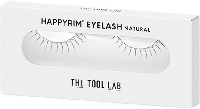 THE TOOL LAB Happyrim 自然款假睫毛 10 5N, 黑色, 1盒