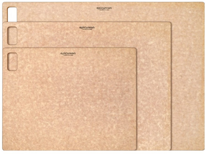 epicurean 平板方形砧板3件組, 1套, 中型砧板 + 大號砧板 + 特大號砧板