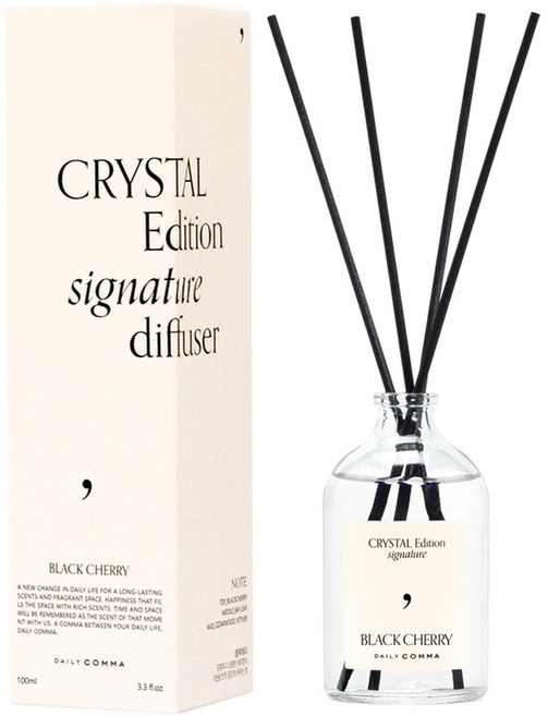 데일리콤마 크리스탈 에디션 디퓨저, 블랙체리, 100ml, 1개
