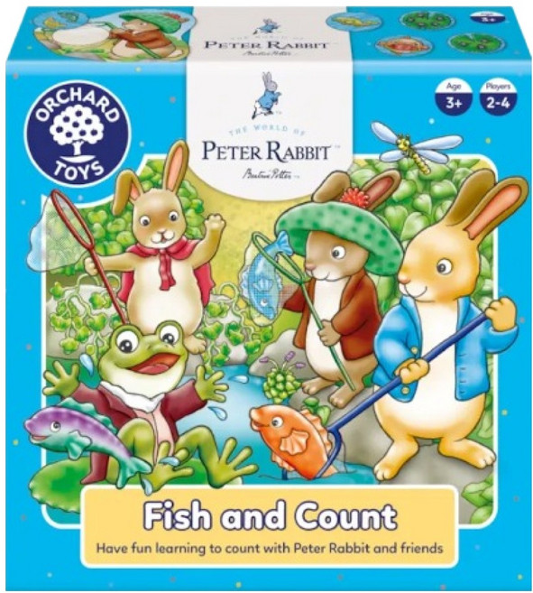오차드토이즈 피터 래빗 물고기 낚시 보드게임 OTWPR003, 피터래빗, 1개