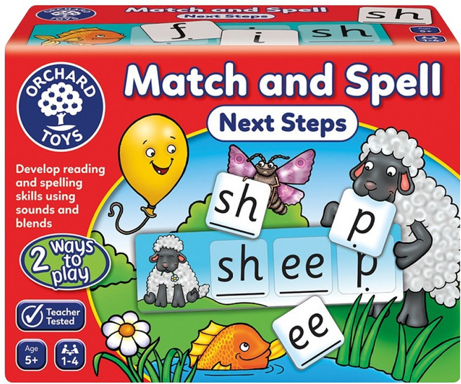 오차드토이즈 단어 만들기 스텝2 보드게임 OT218, 혼합색상, 1개