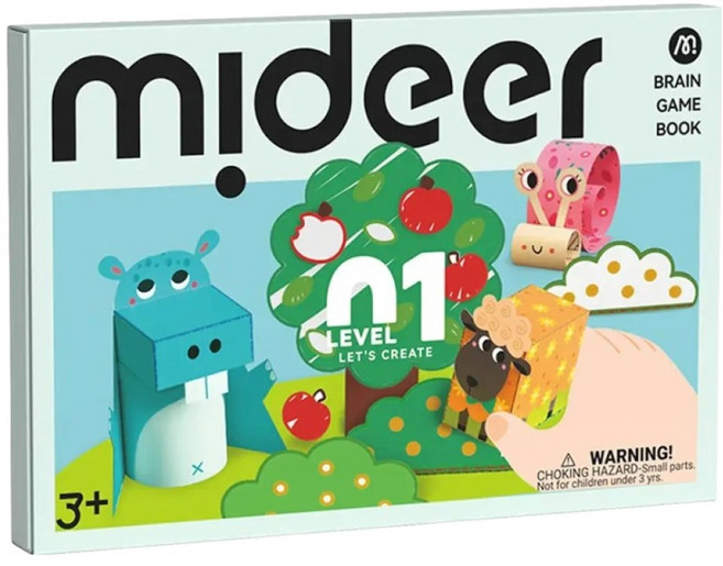 mideer 美術創意書 腦力啟蒙 LEVEL1, 精裝