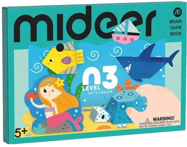 mideer 美術創意書 腦力啟蒙 LEVEL3, 平裝書
