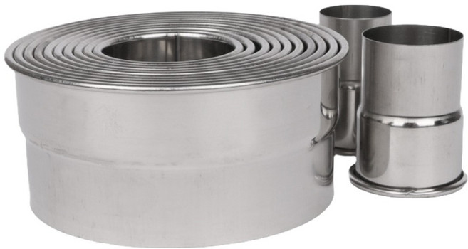 스텐 원형 링모양 쿠키커터 12종 세트