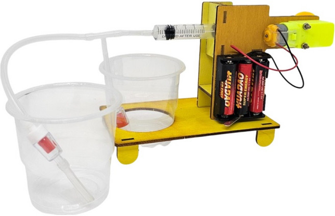 티처스 교과연계 과학교구 STEAM 쭉쭉 전동 압력 펌프 만들기 세트 M-23, 1세트